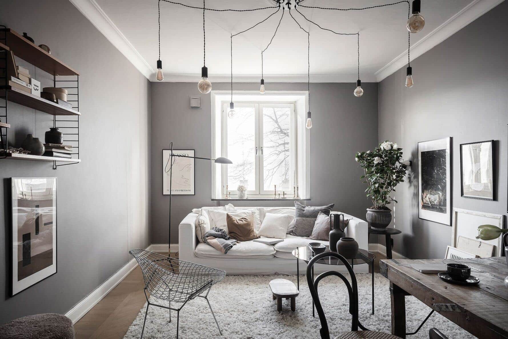 Warm Scandinavian Living Room: 4 DIY Ideas for Home Transformation!