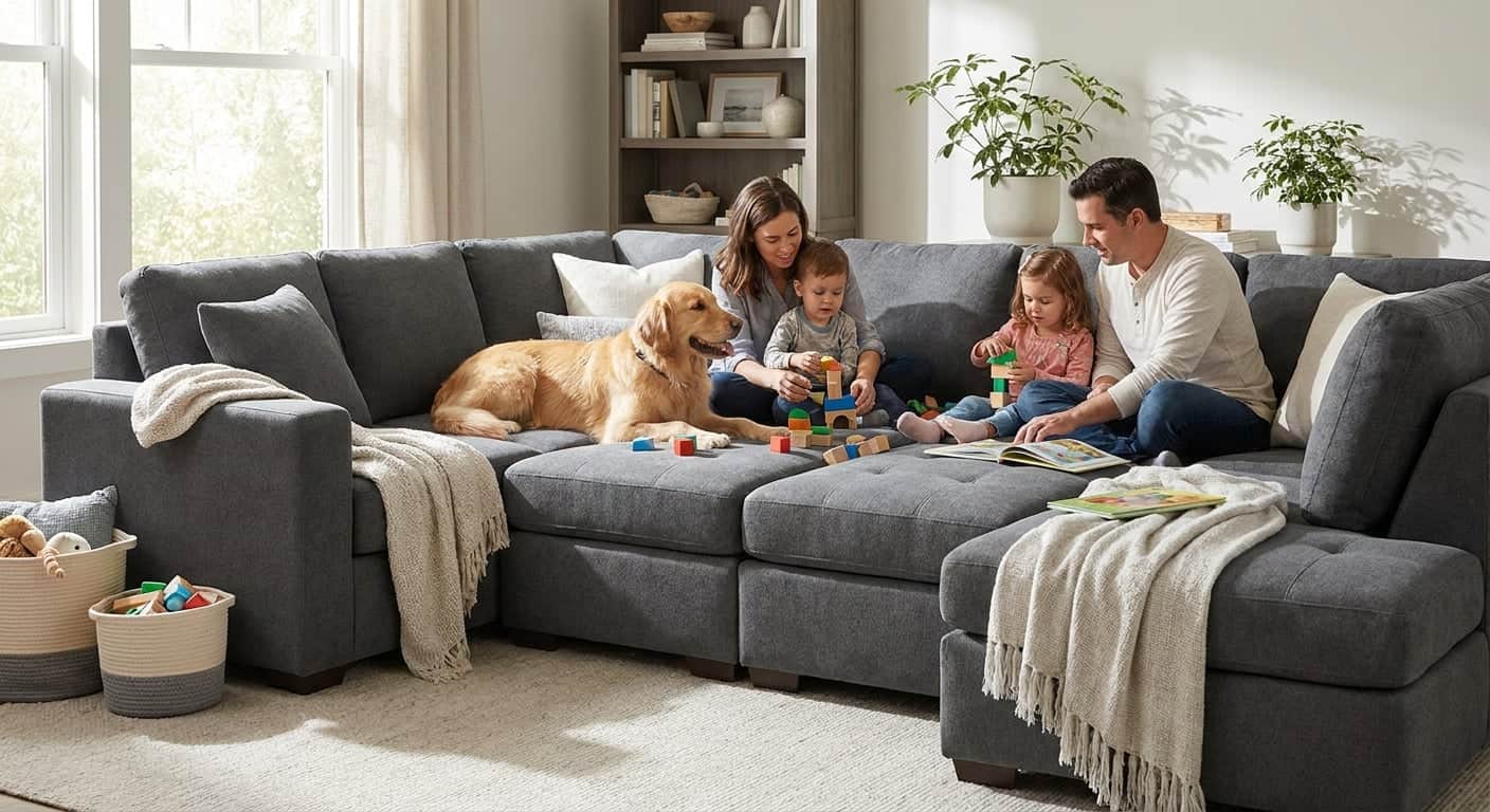 Best Modular Sofas for Families With Kids in 2026