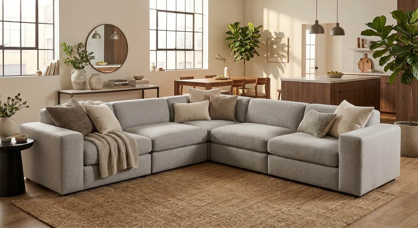 Style a Modular Sofa in Open-Plan Rooms (2026 Guide)