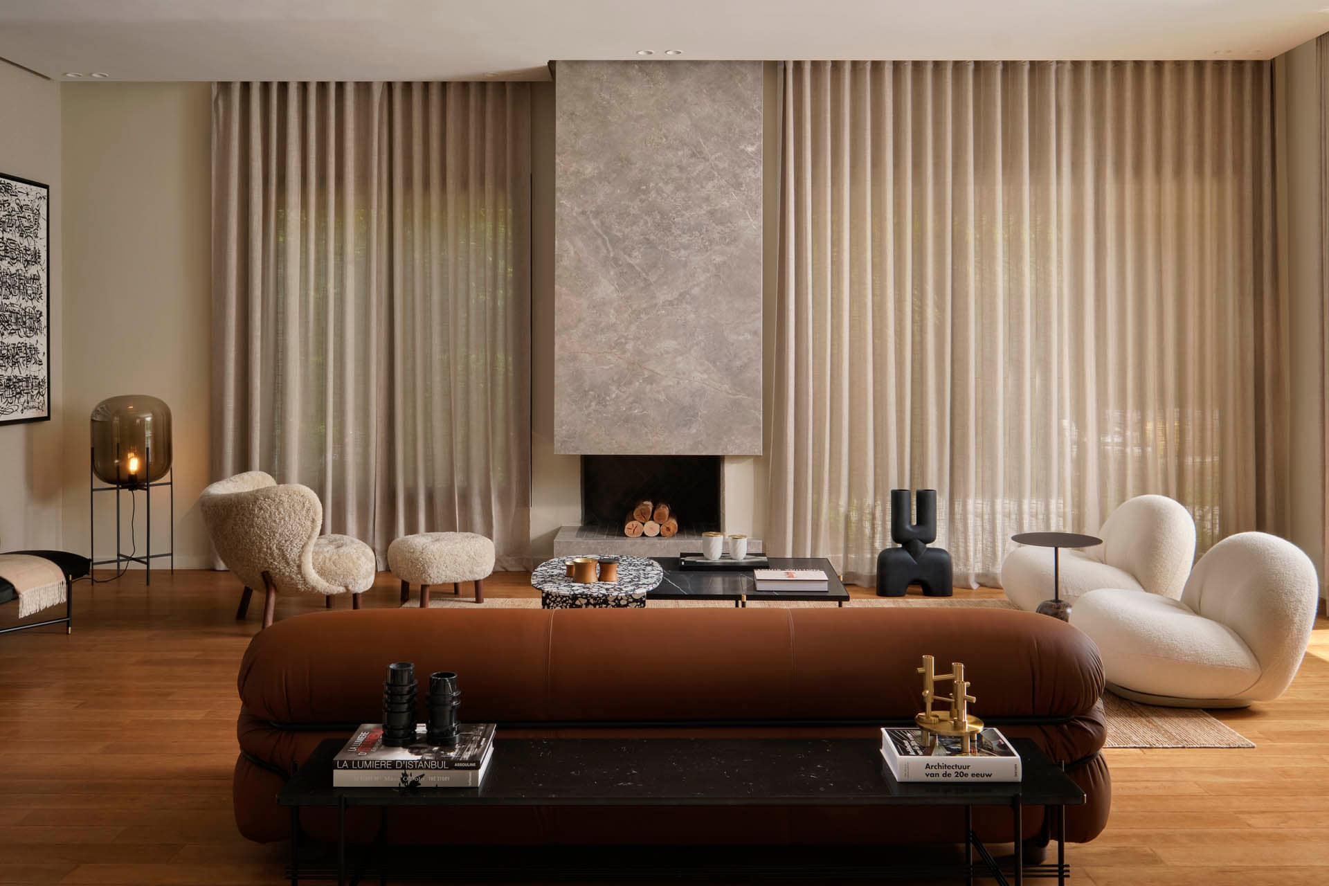 Interior view of the transformed home