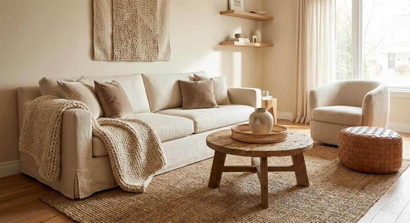 Texture in a Neutral Living Room: 2026 Furniture Guide