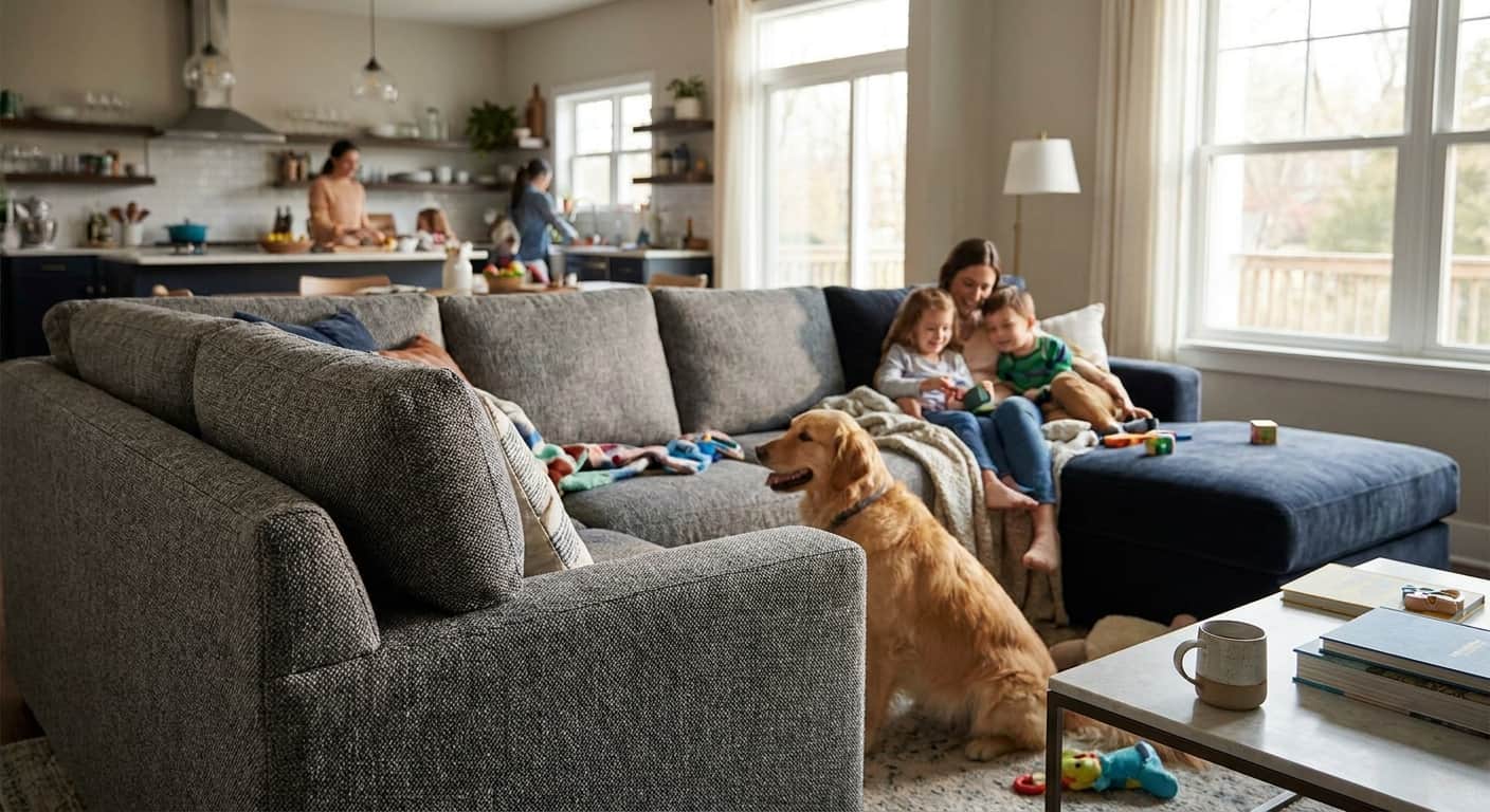 Durable Sofa Finish for High-Traffic Homes: 2026 Guide