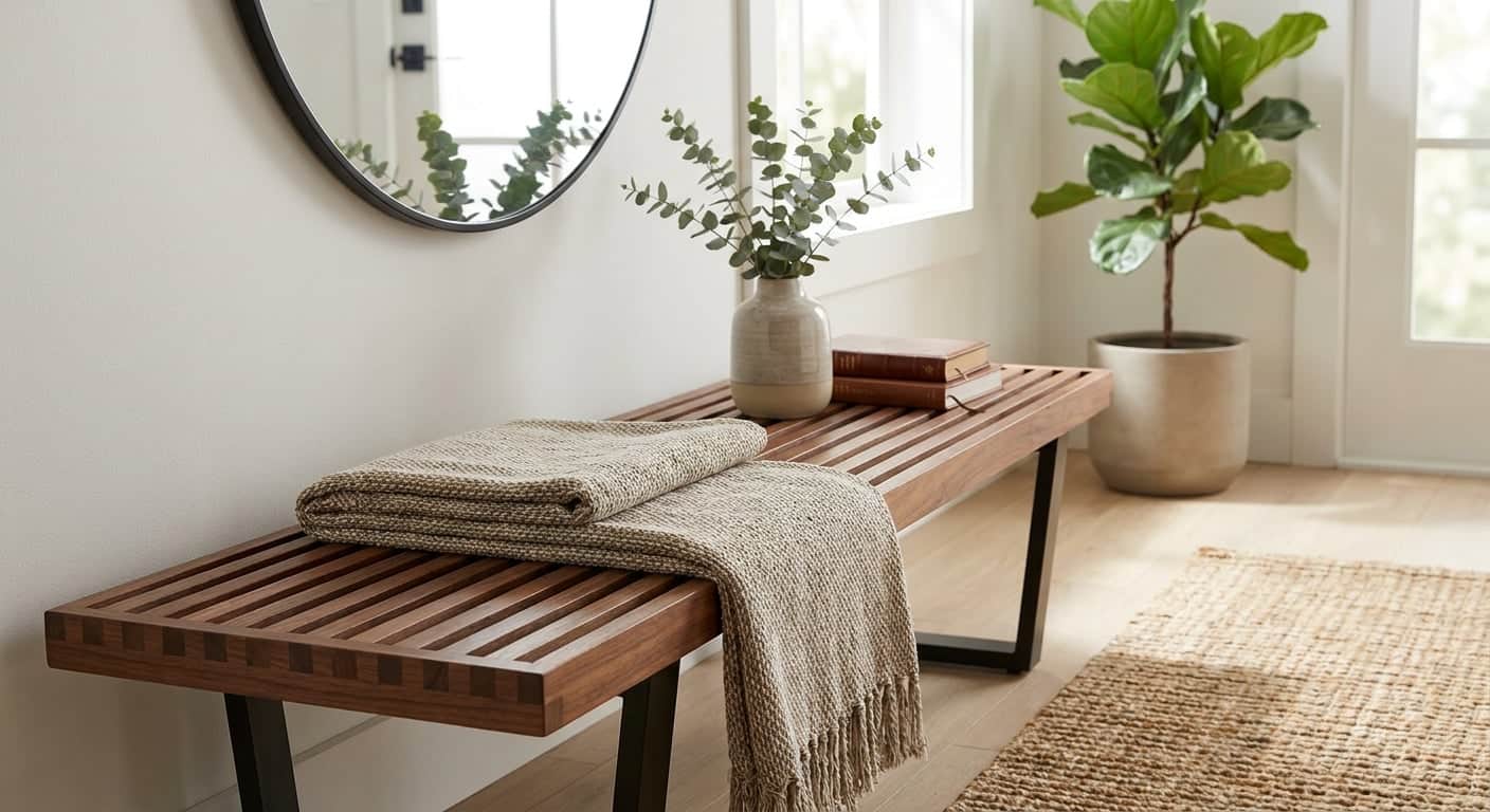 Nelson Platform Bench Replica: Entryway Styling Guide 2026