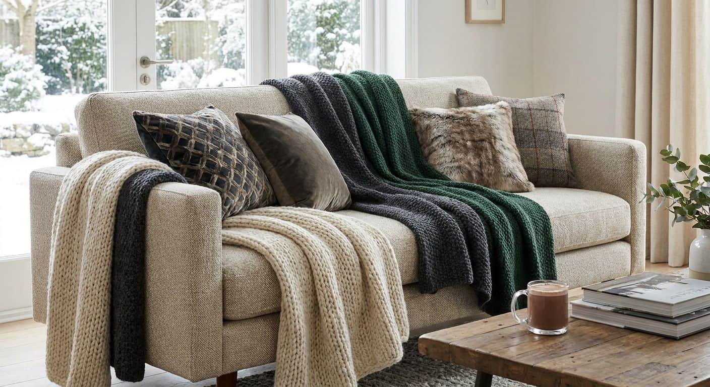 How to Style a Replica Sofa With Winter Textiles (2026)