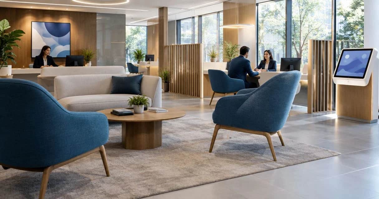 Designer-style furniture for bank branches: complete 2026 guide