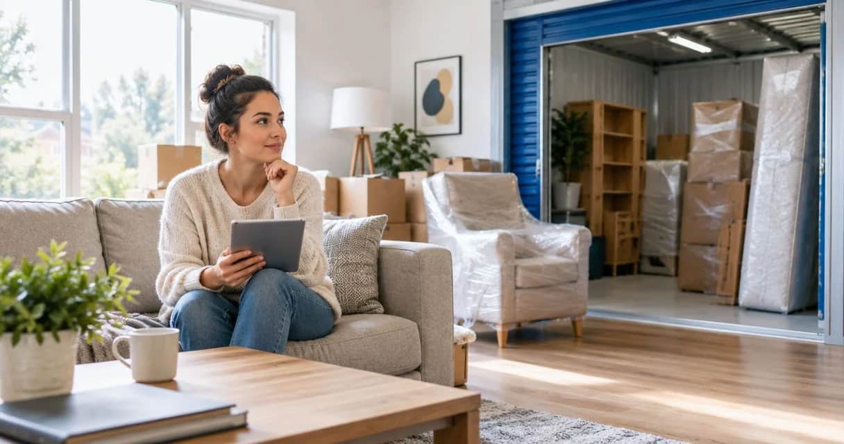 How much does furniture storage cost during a move?