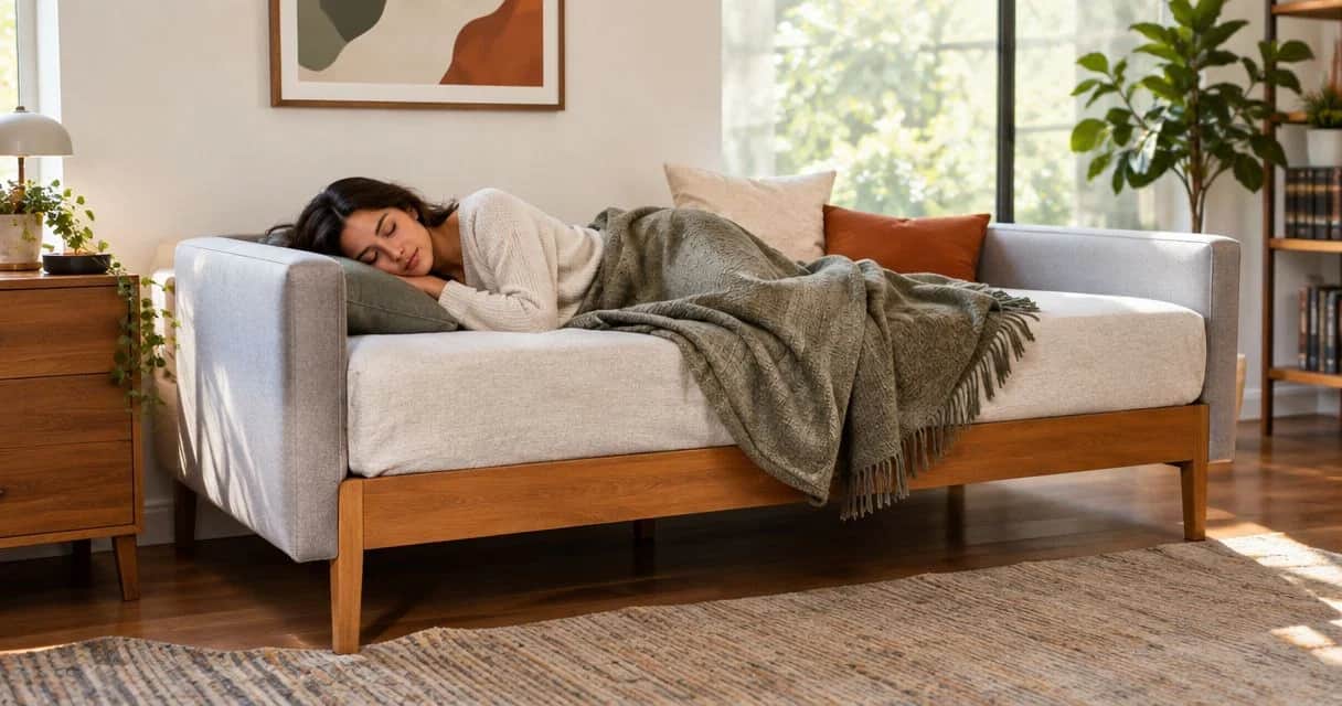 Is a designer-style daybed comfortable enough to sleep on nightly?