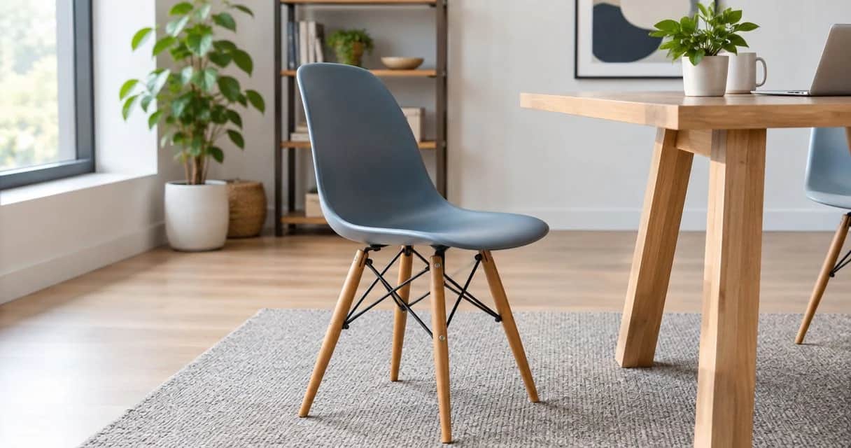 Is a moulded plastic chair durable for daily use?
