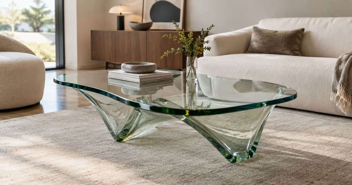 Is a sculptural glass coffee table worth the price in 2026?