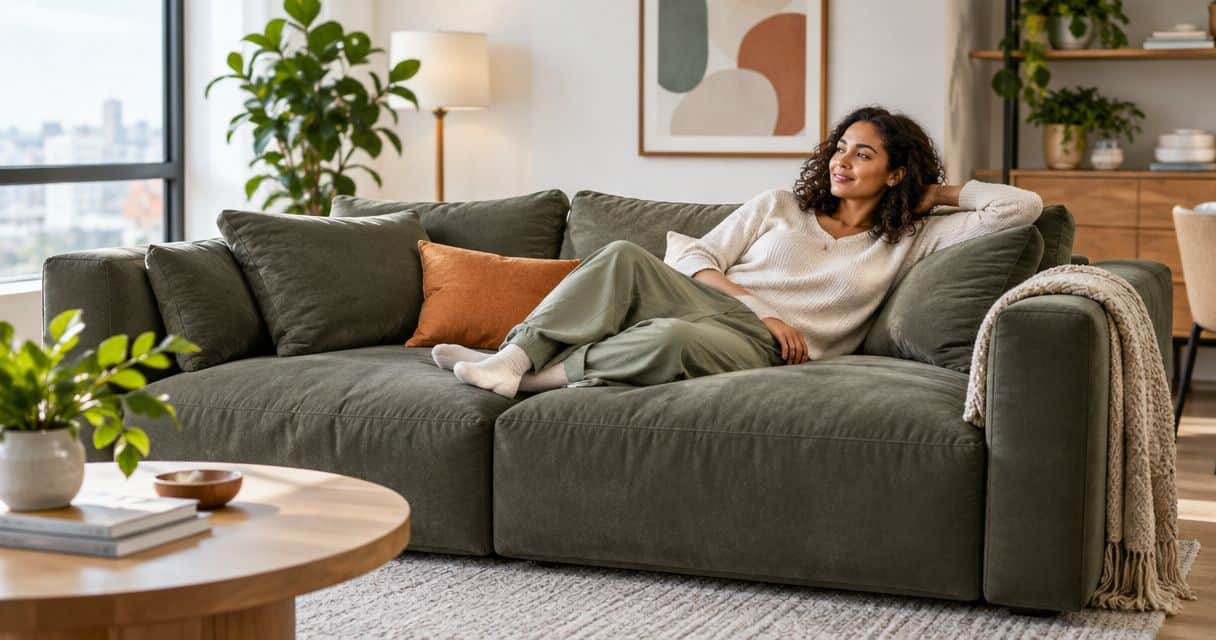 Is an affordable deep-seat sofa as comfortable as a designer one?