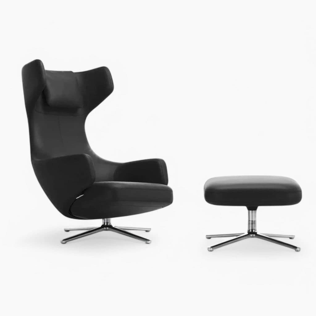 Grand Repos Lounge Chair with Ottoman
