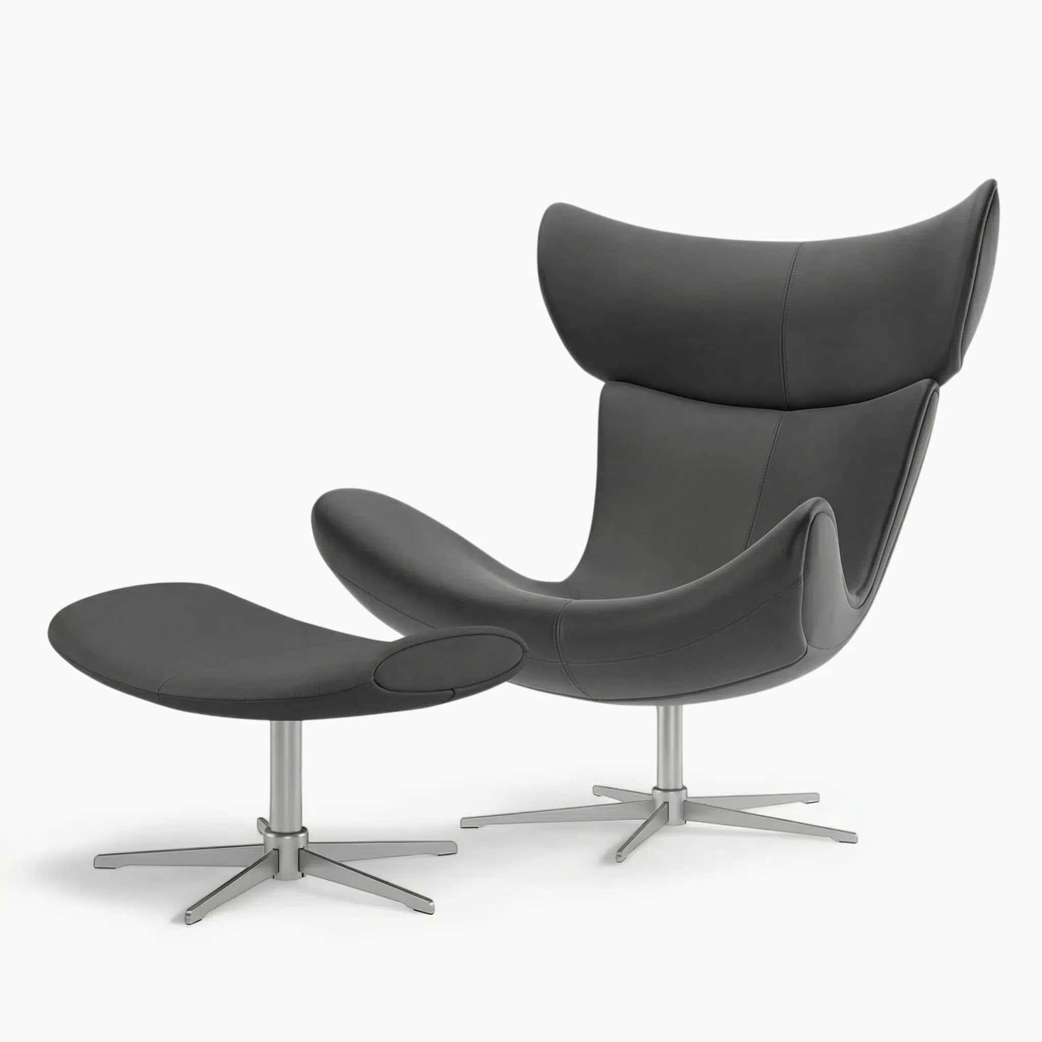 Imola Swivel Armchair with Footstool | Sohnne