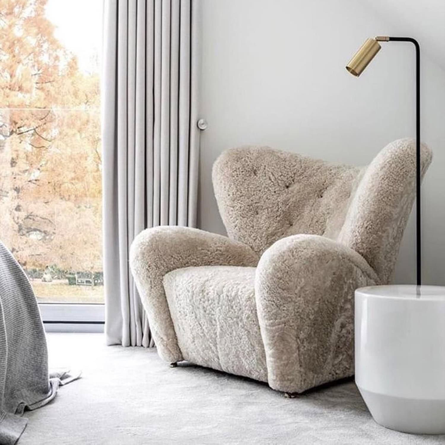 Tired Man Lounge Chair & Footstool