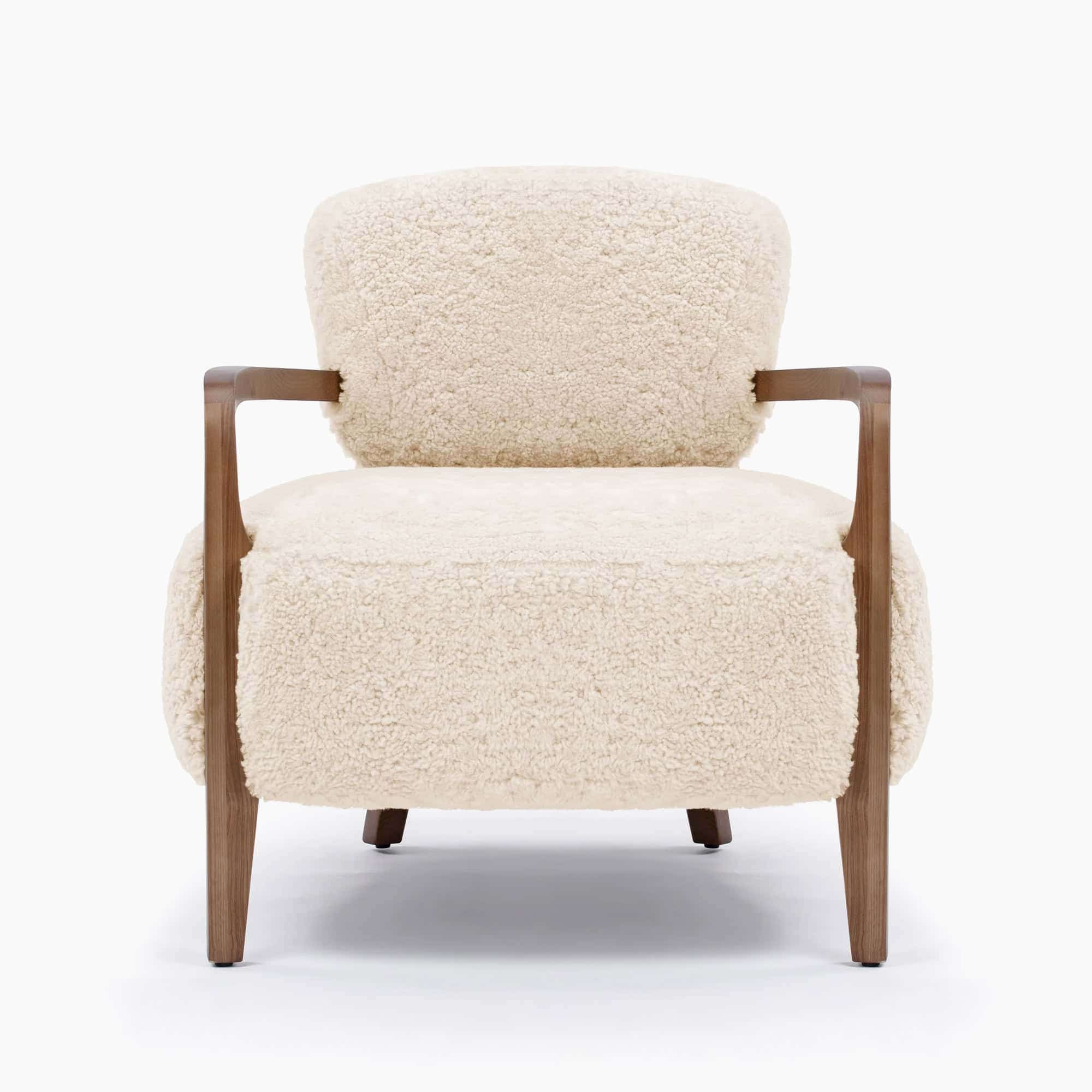 Yeti Sheepskin Armchair - Natural Luxe Sheepskin 1 - Yeti Sheepskin Armchair and Ottoman