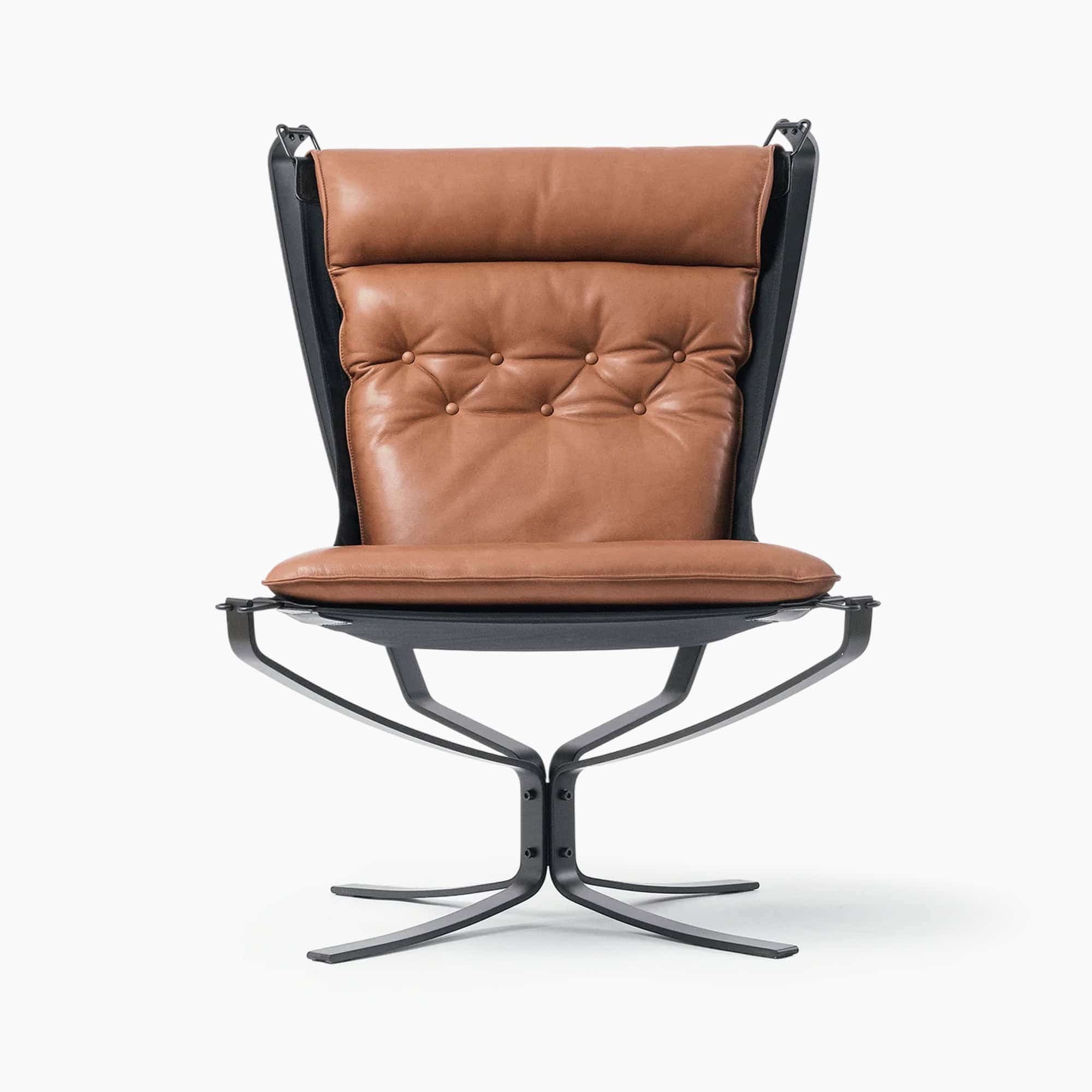 Falcon Chair - Brown 1 - Falcon Chair and Ottoman