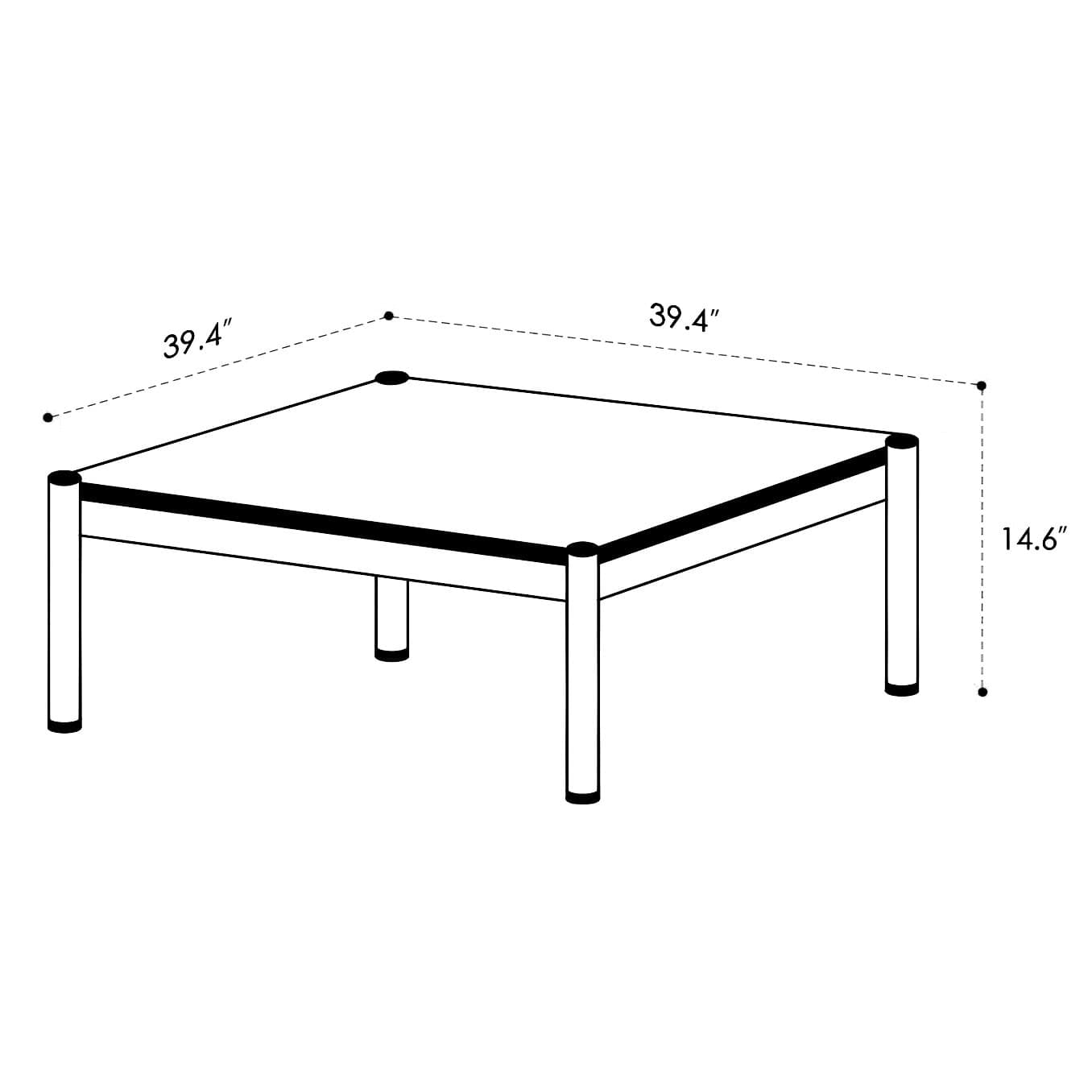 Product dimensions diagram