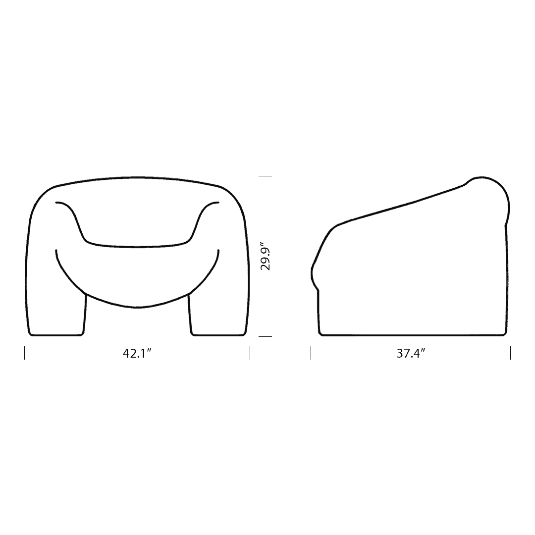 Product dimensions diagram