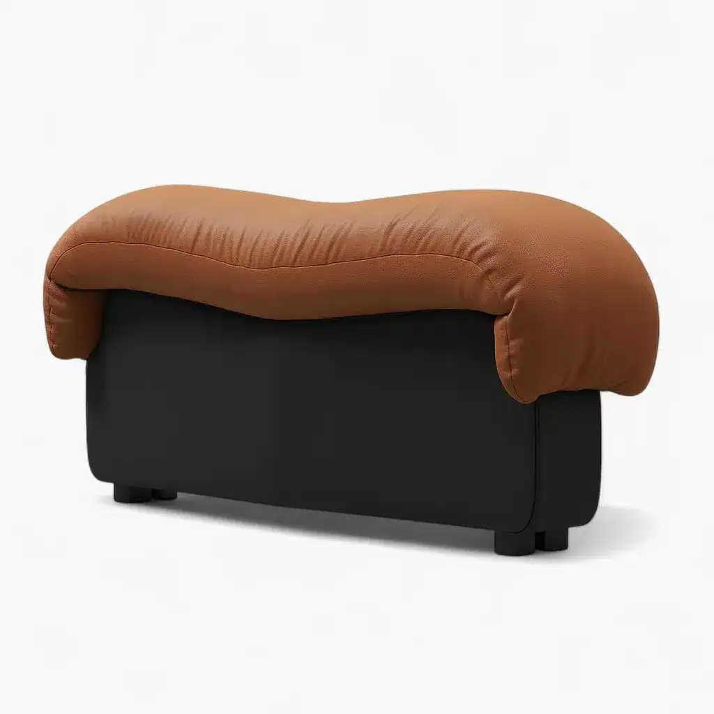 DS 600 Right End Stool Module Replica Brown Black 1 - DS-600