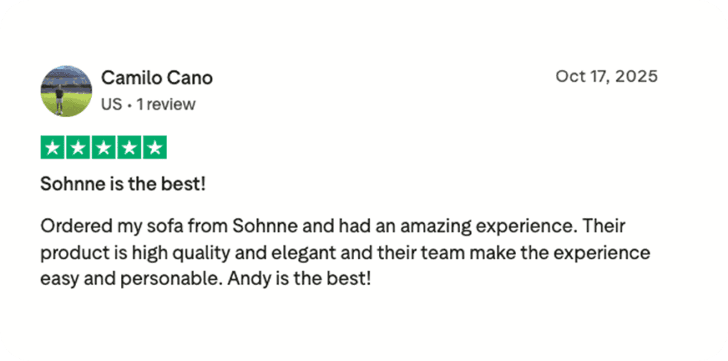 Ensuring a Smooth Move-In with a Custom Cloud Couch - Trustpilot Review
