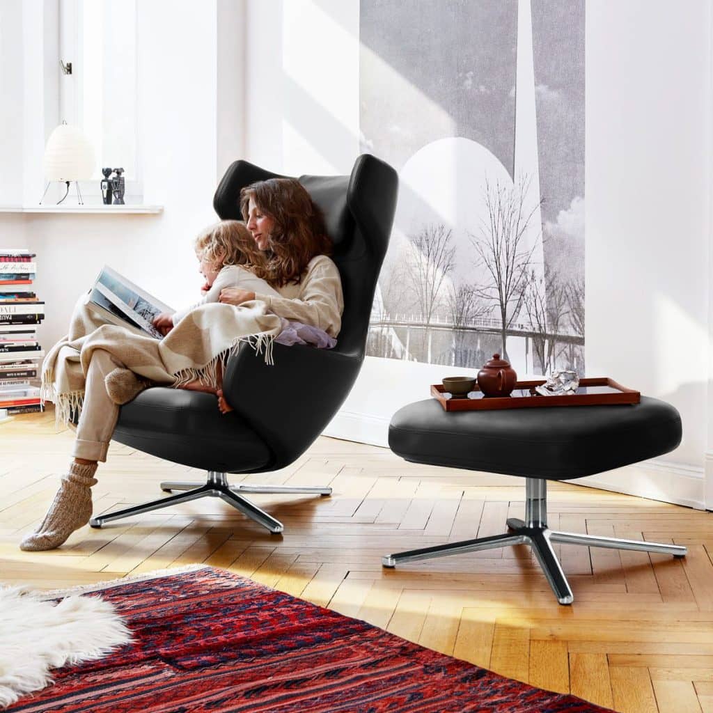 Grand Repos Black - Best Lounge Chair for Neck Pain