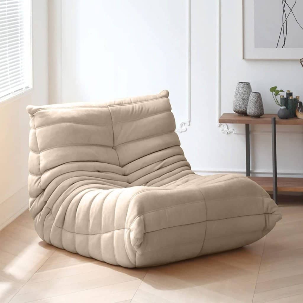 Togo Sofa Beige 1 scaled - togo,  togo chair,  togo couch
