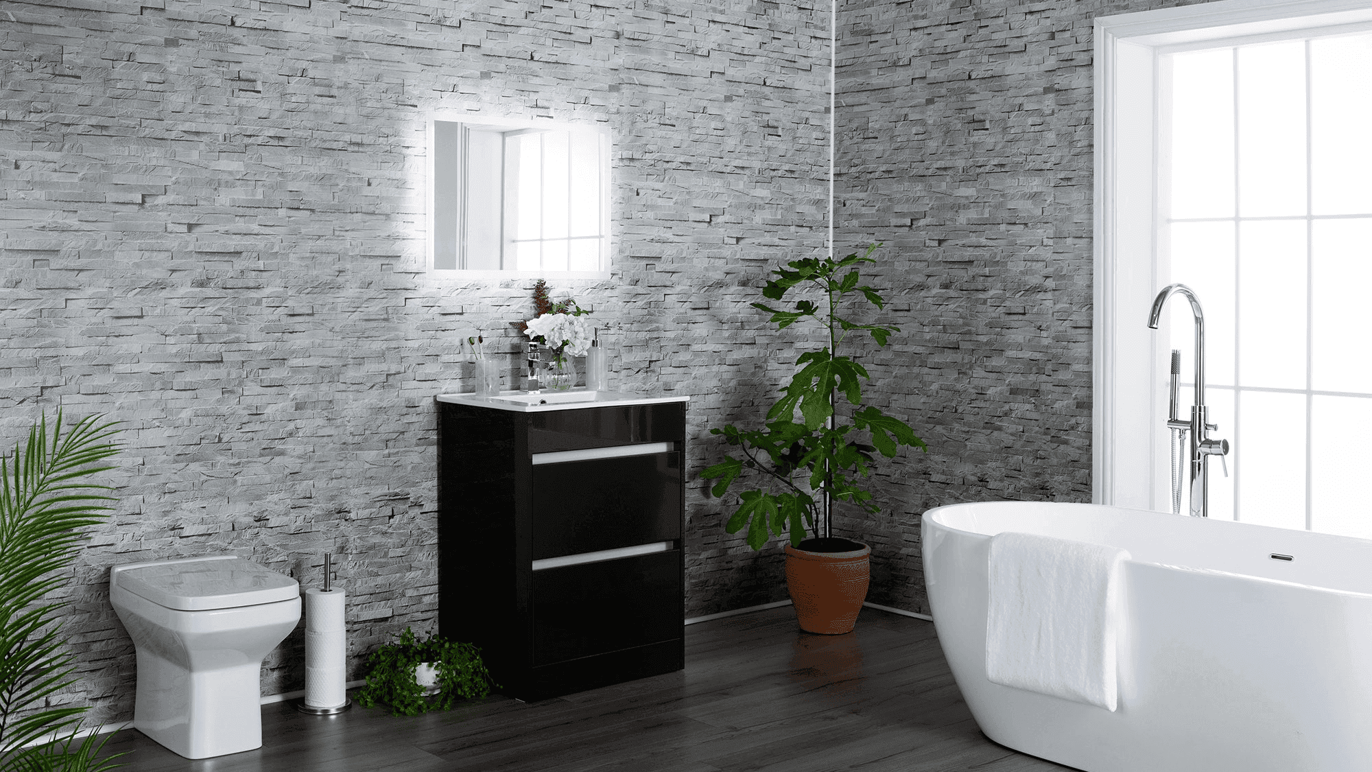 Stone-Effect Decorative Wall Panels