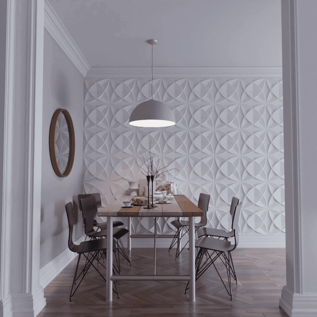 White Wall Paneling Ideas