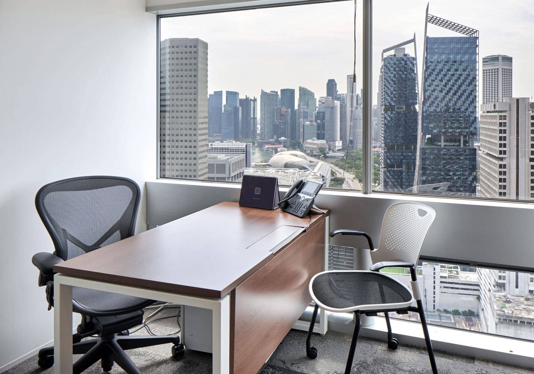 black office chair