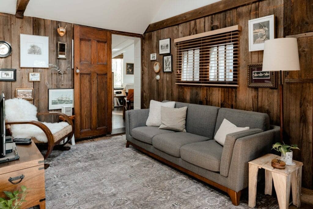 living room ideas with gray couch