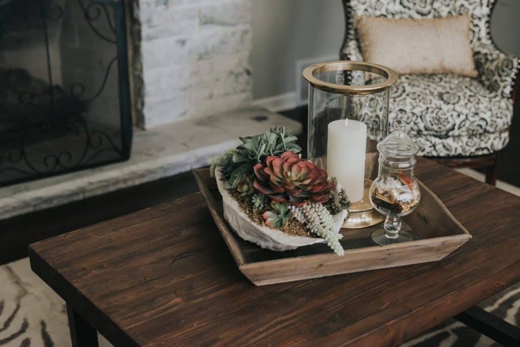 elegant modern coffee table decor