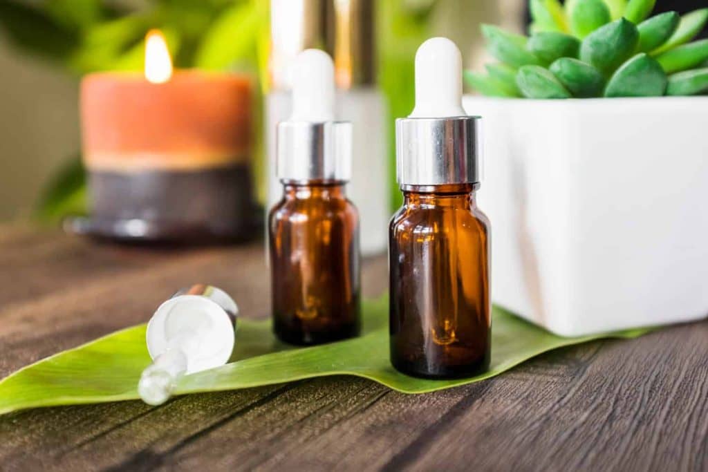 Essential oil diffuses
