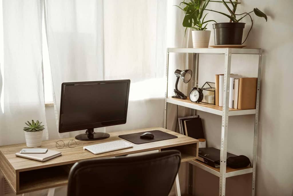 good exposure and curtains for brightness control and maximum comfort and productivity