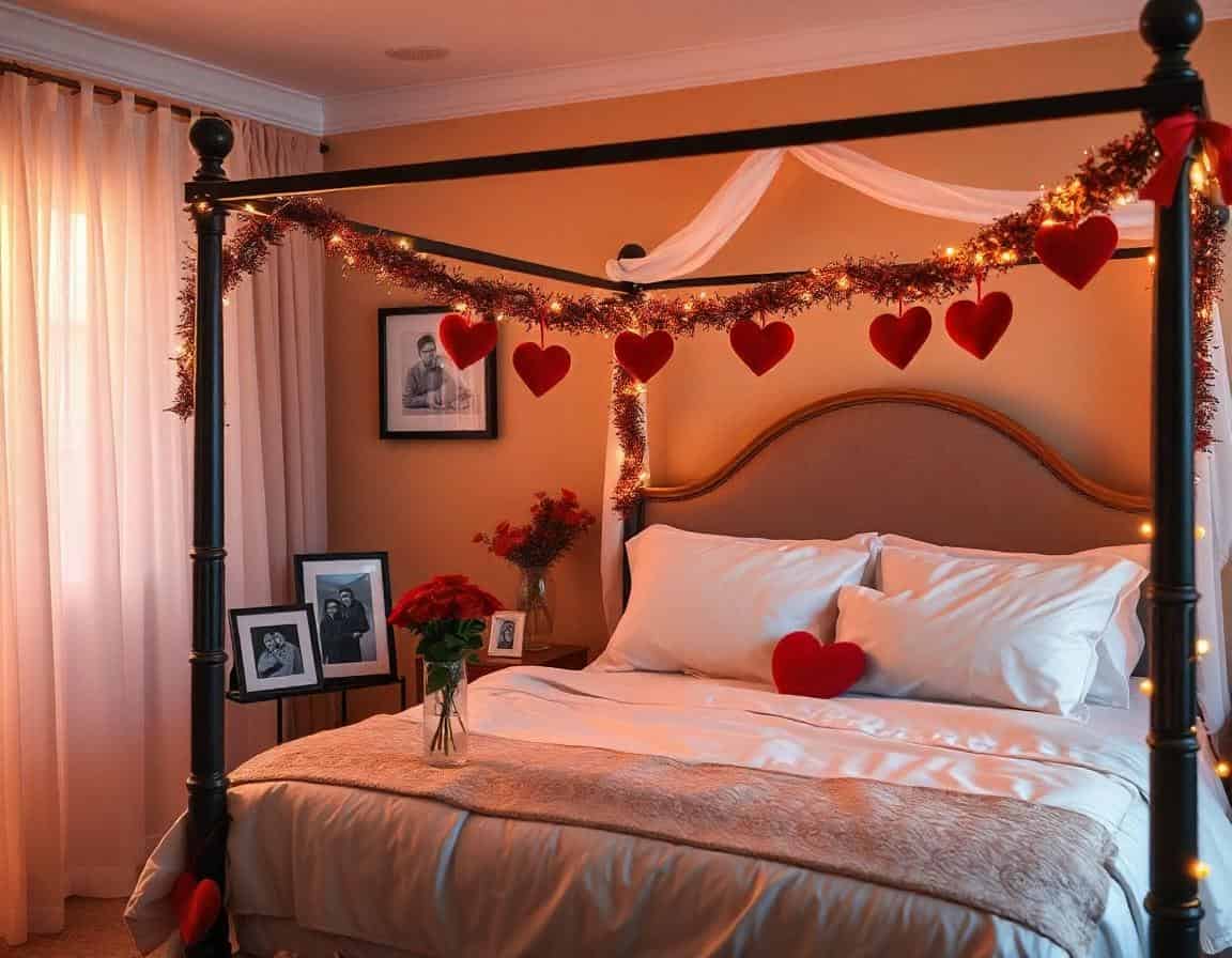 adorable love-shaped decorations