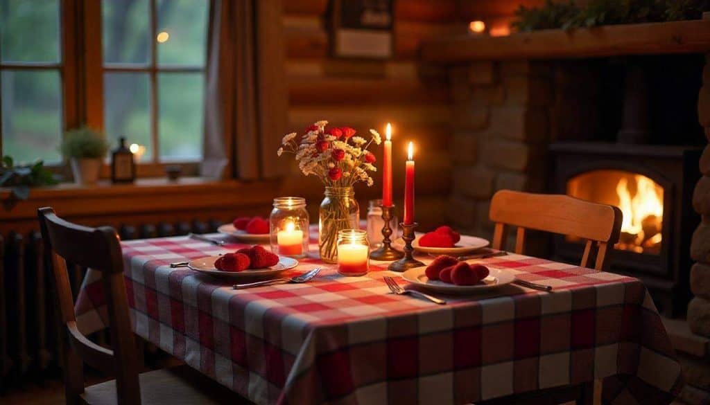 vintage-inspired night meal