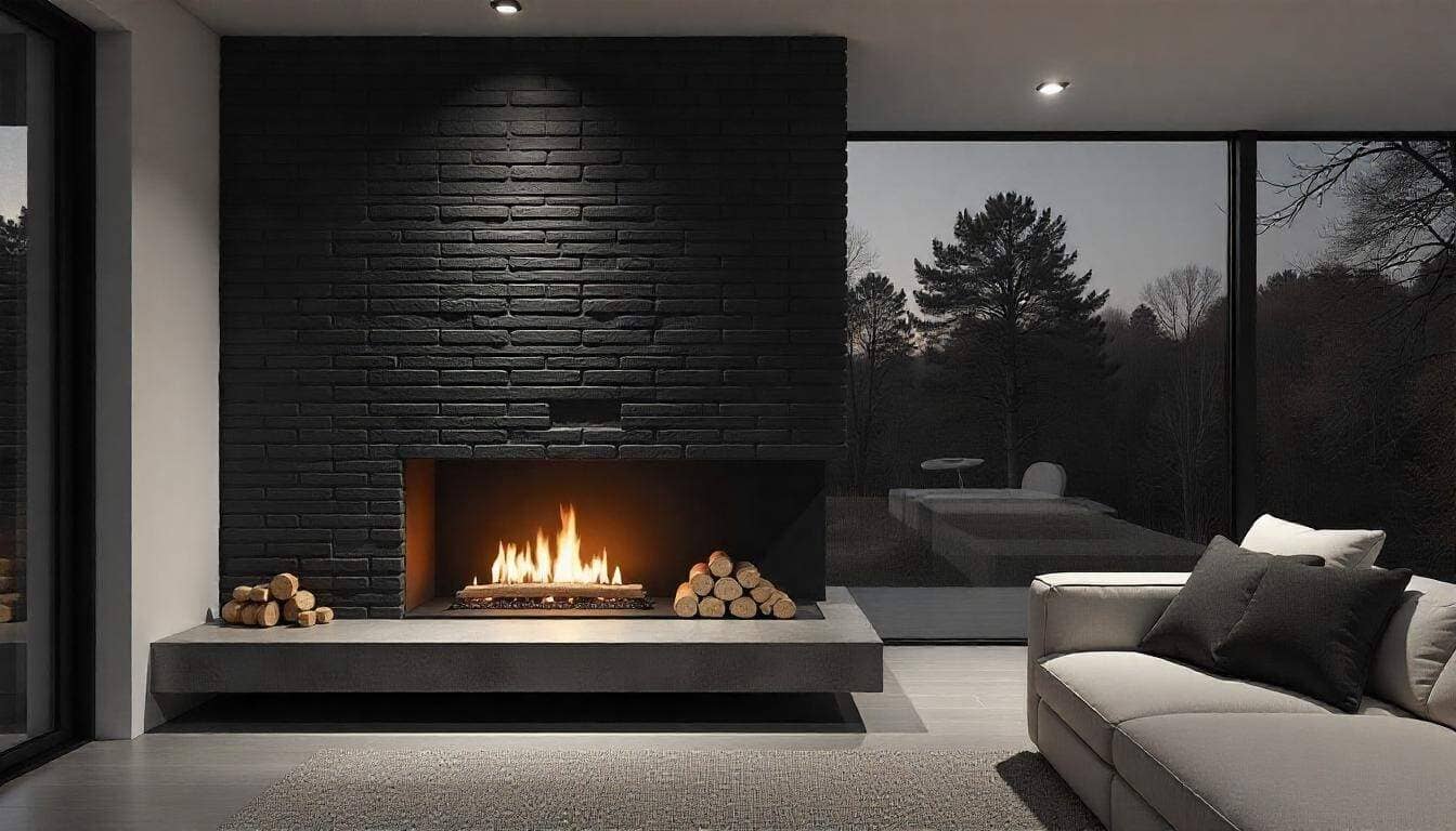 couches for a fireplace setting