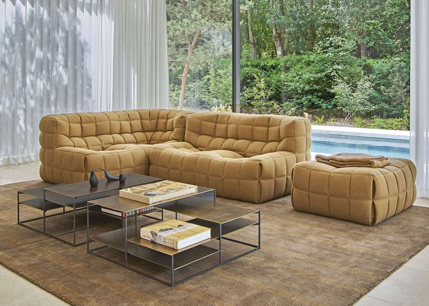 kashima lounge chair | 2 seater | corner | ottoman