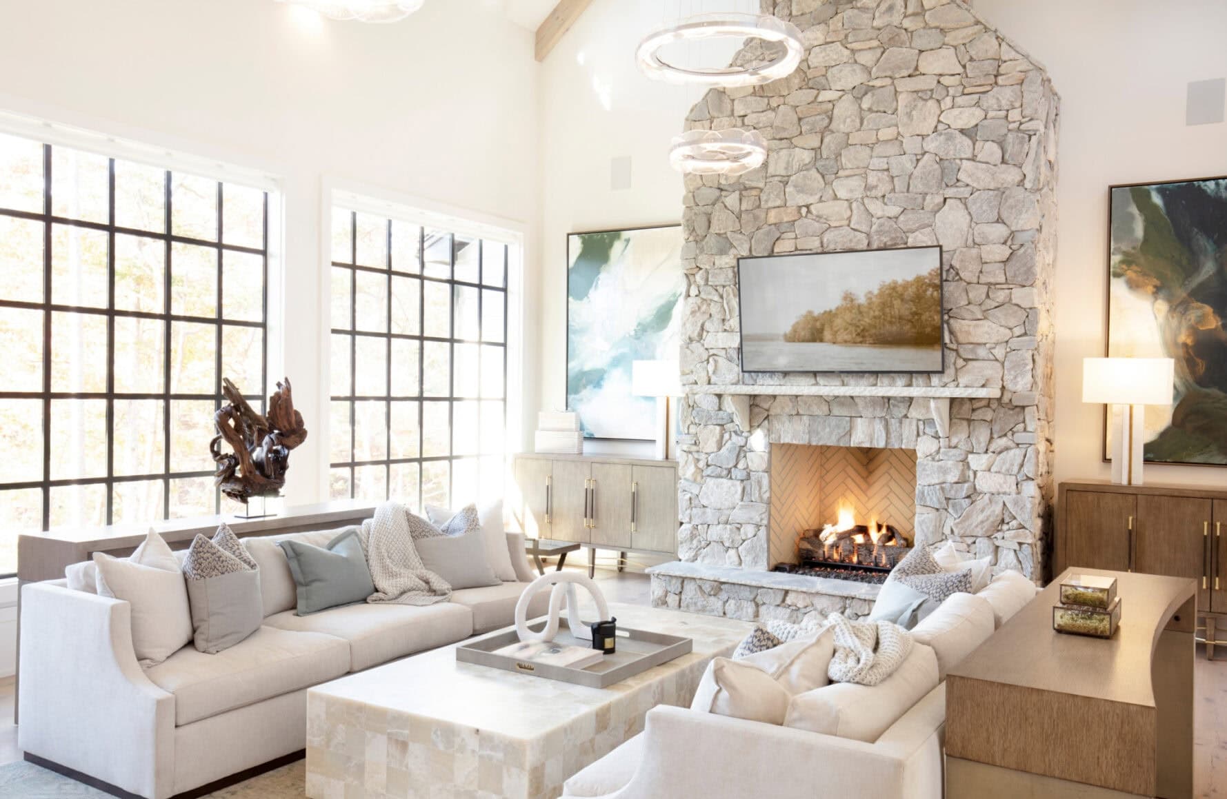 Transform an Awkward Living Room With a Fireplace