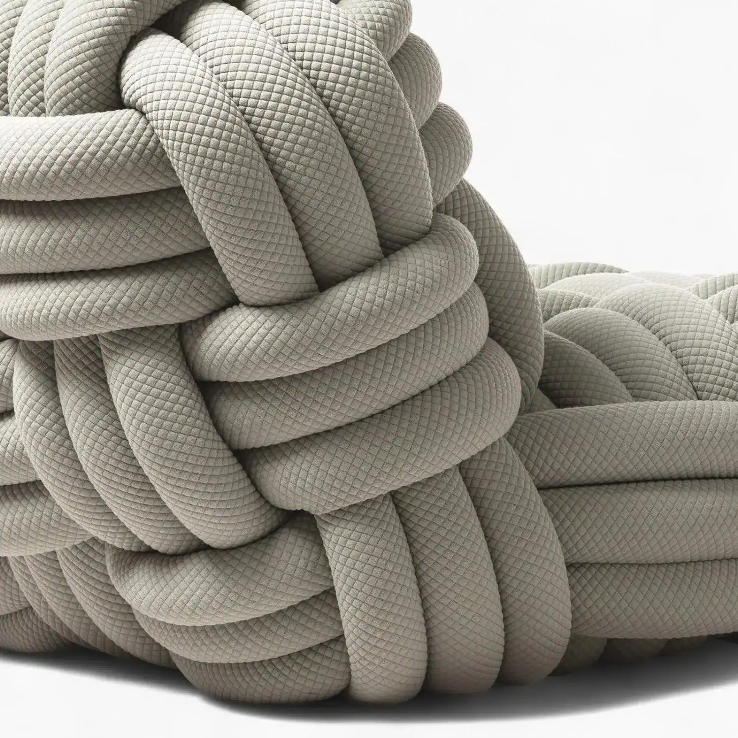 Knitty Lounge Chair Gray 9 - Knitty Lounge Chair