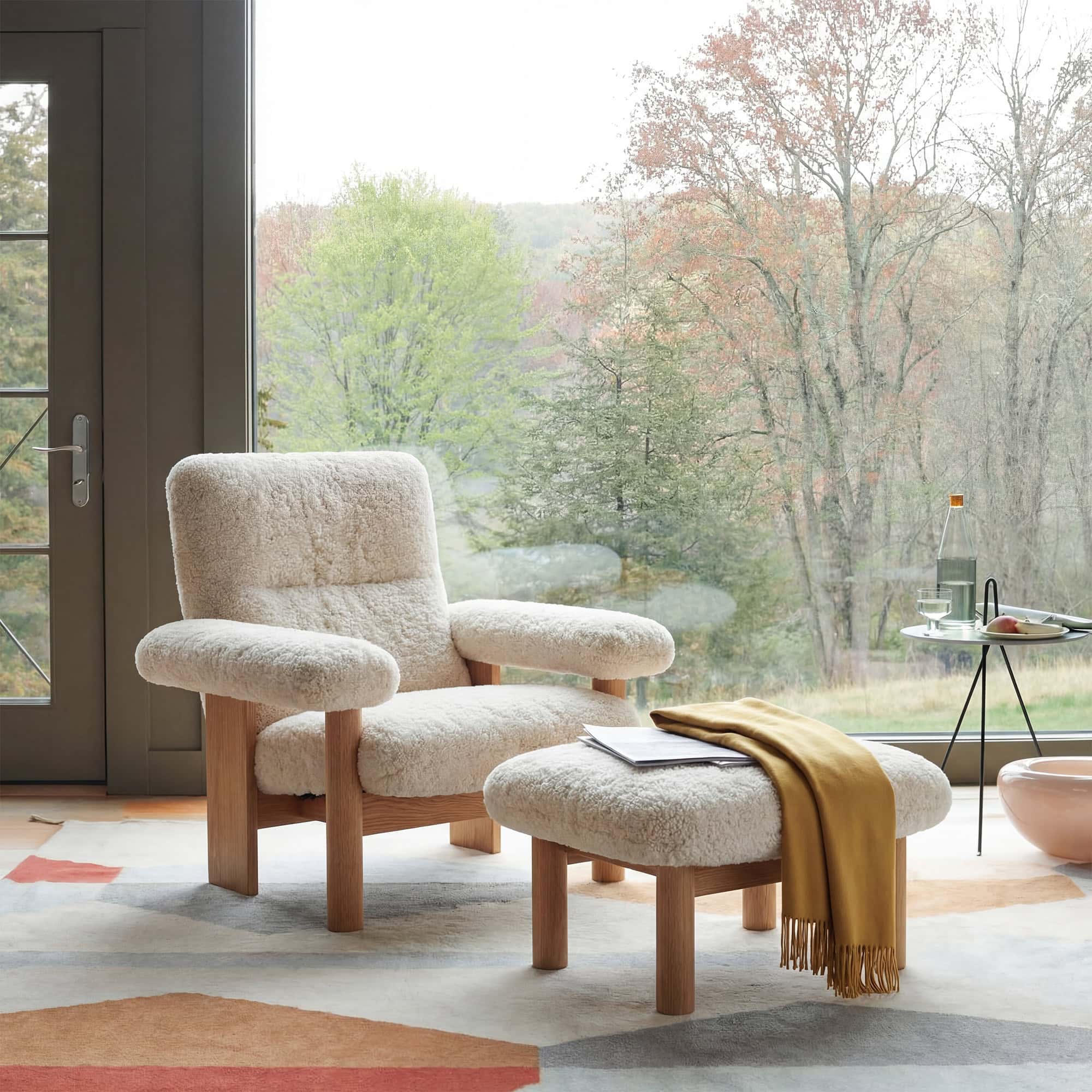 Brasilia Lounge Chair and Ottoman