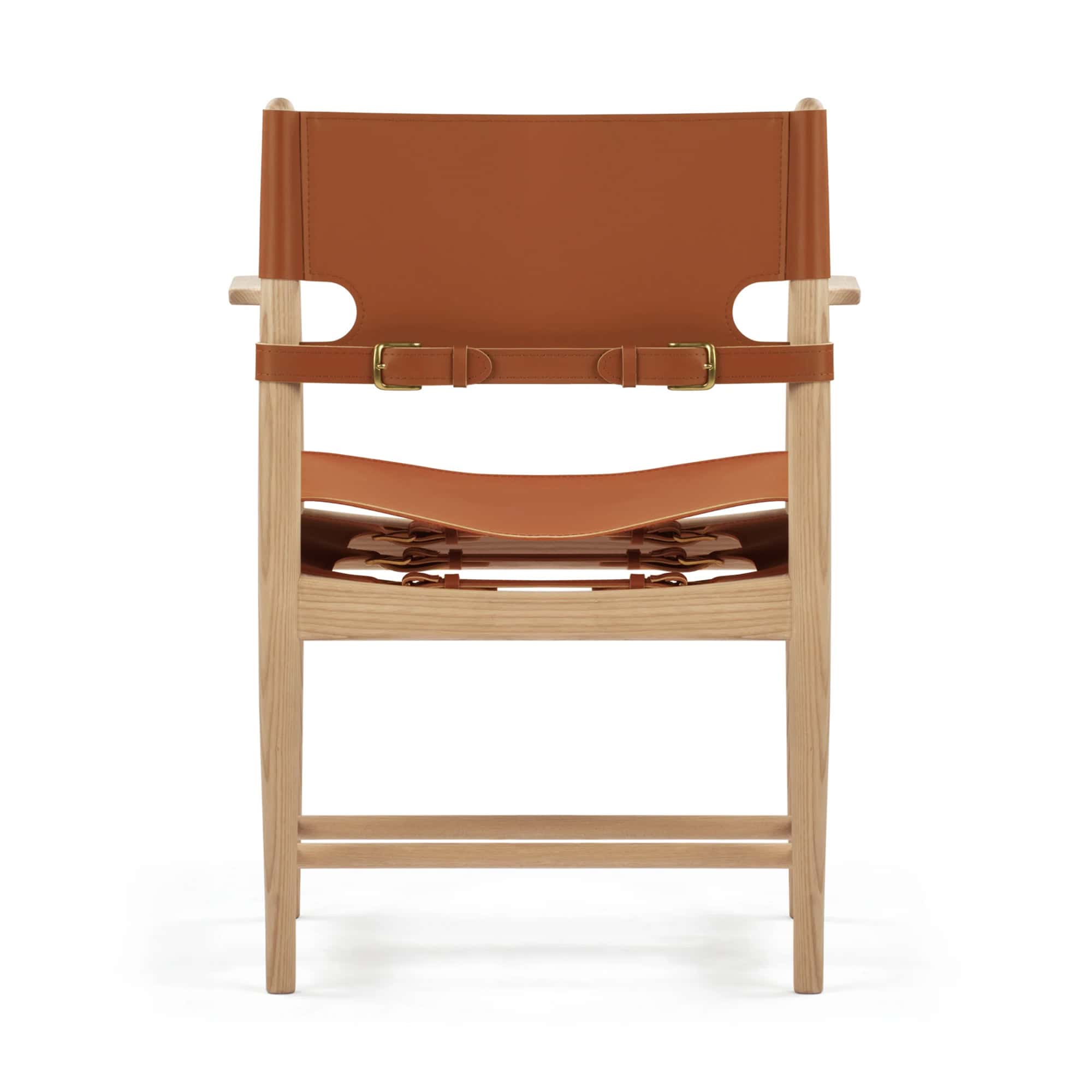 The Spanish Armchair - Brown 4 - Spanish Dining Armchair Replica,  Borge Mogensen