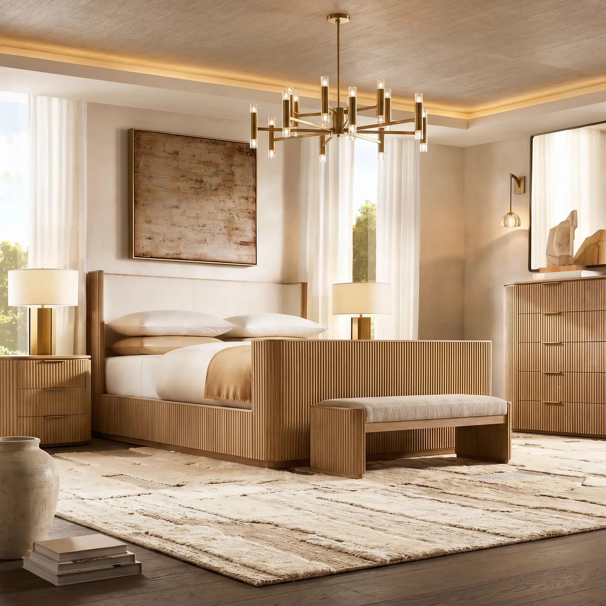 Byron Fabric Shelter Bed w/ Footboard