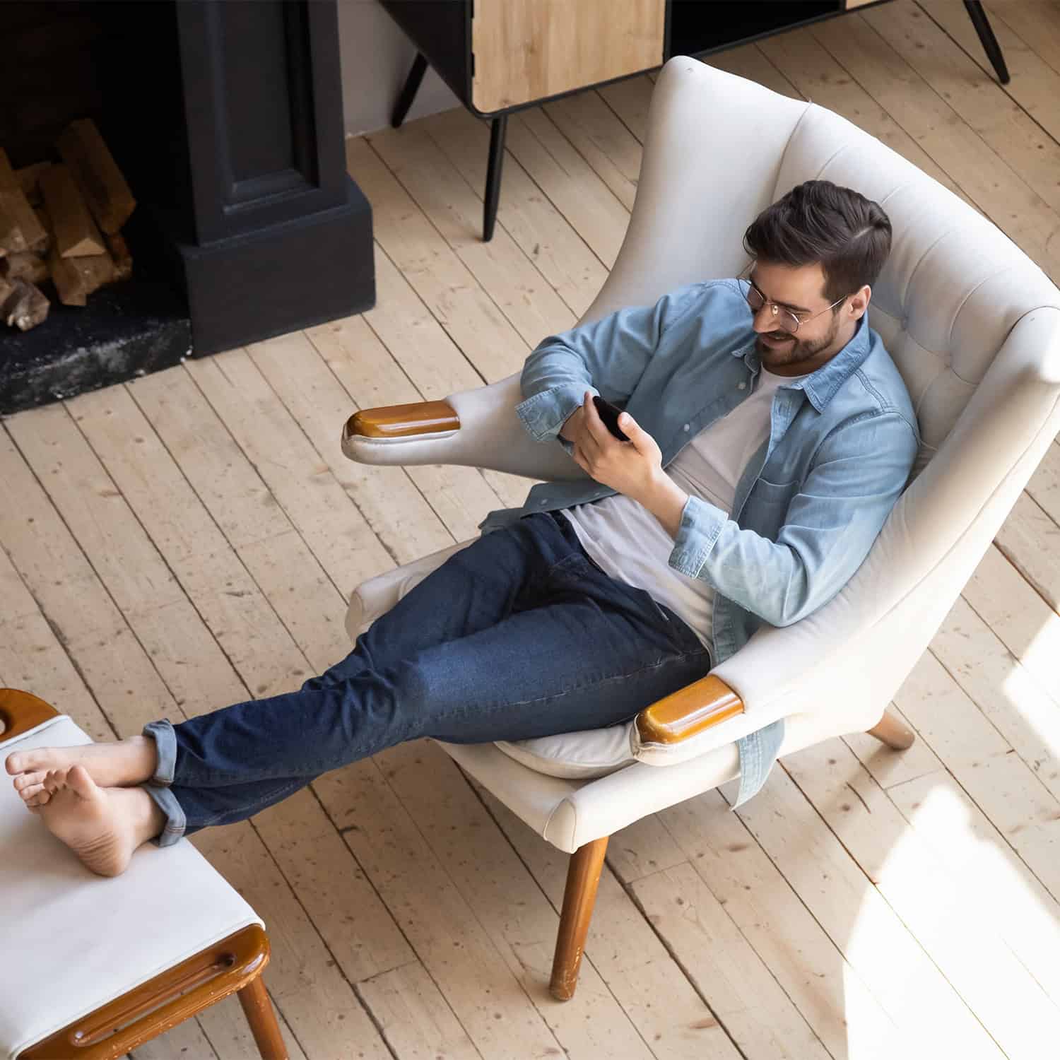 Papa Bear Chair and Ottoman