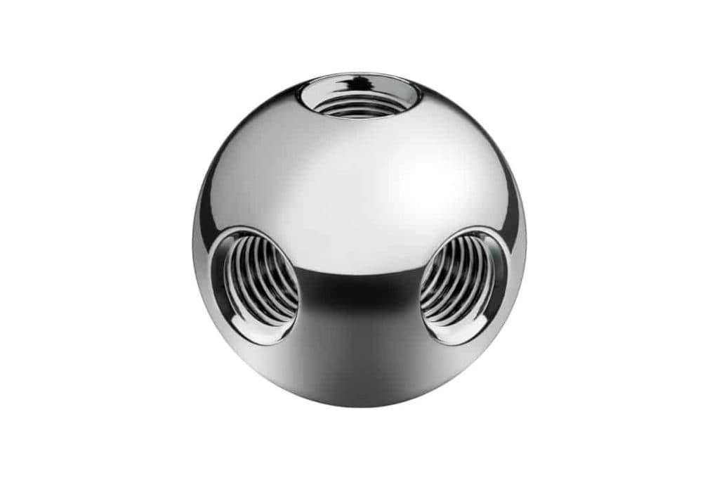 Chrome-Plated Brass Ball Modular Joint