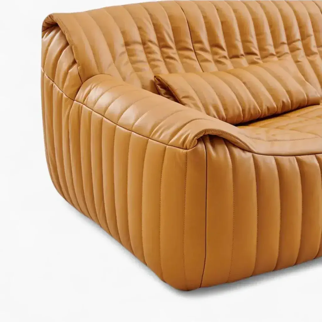 Upholstered in Aniline Leather