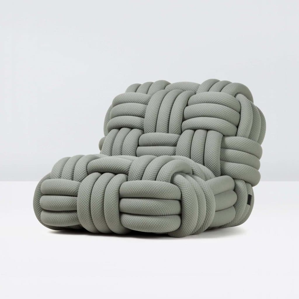 Knitty Lounge Chair, Remastered