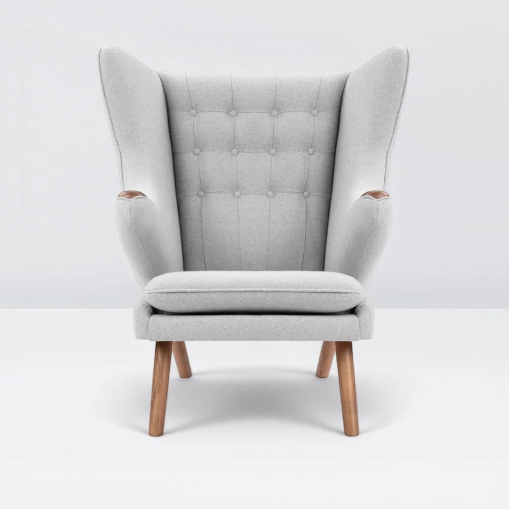 Papa Bear Chair and Ottoman, Remastered