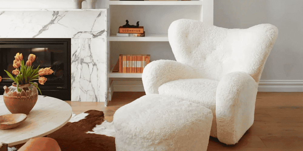 Tired Man Lounge Chair and Ottoman