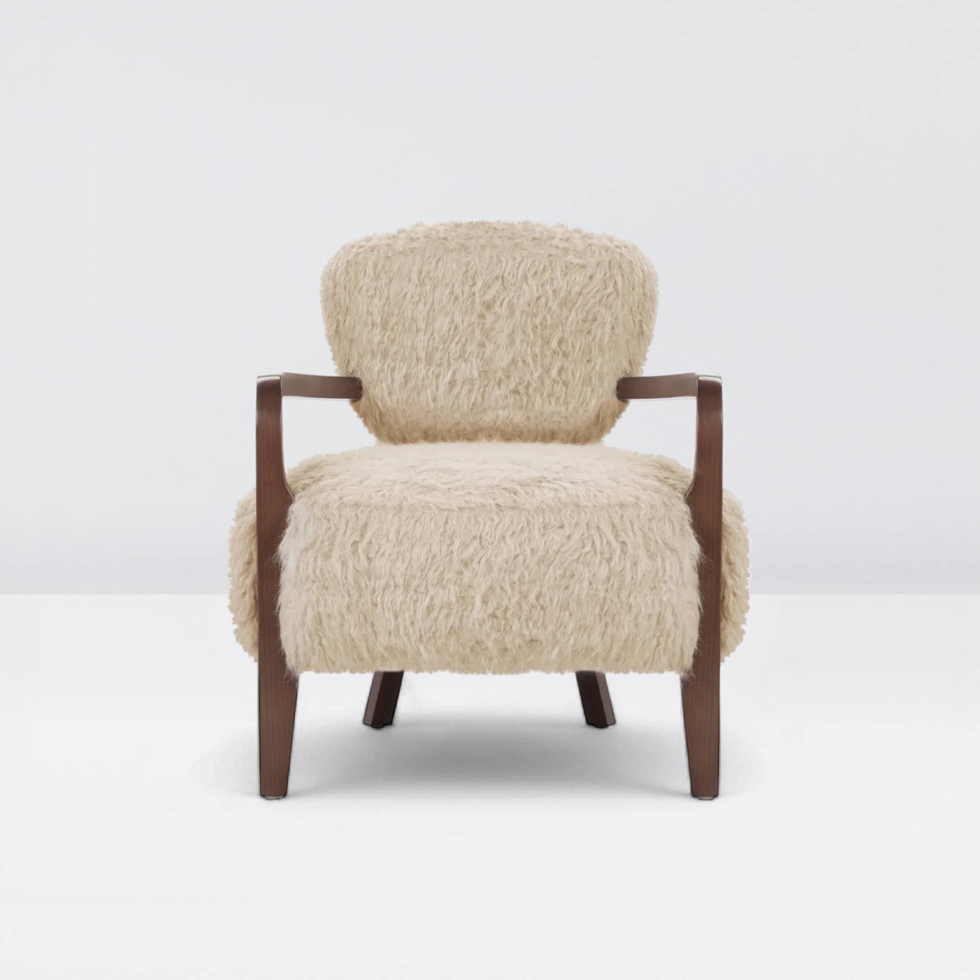 Yeti Sheepskin Armchair and Ottoman