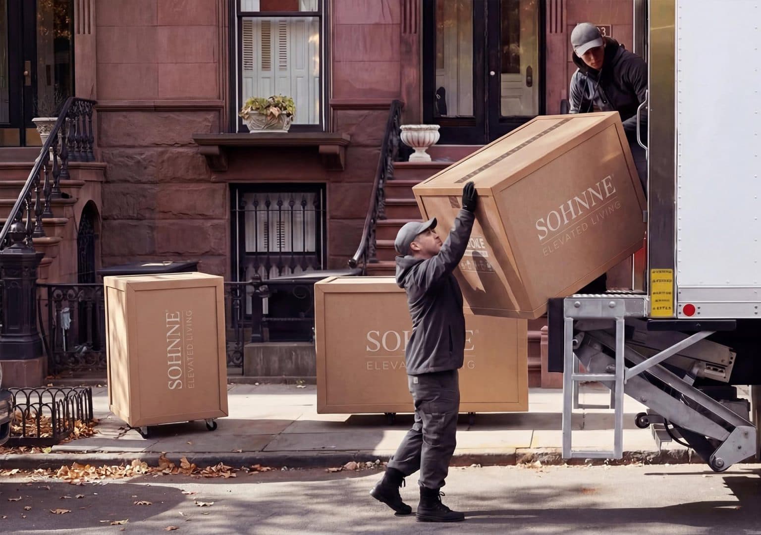 Sohnne delivery and packaging