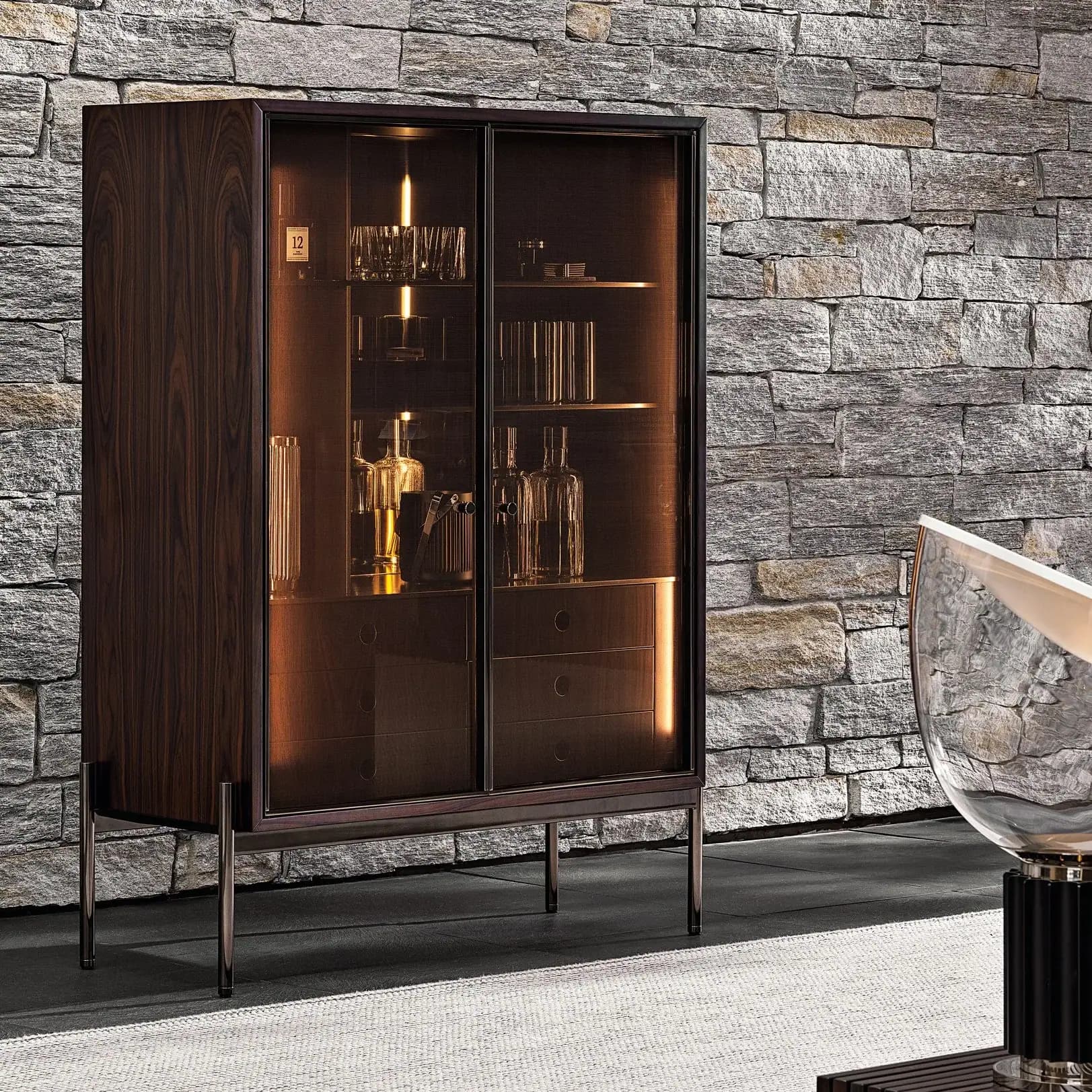 Superquadra Bar Cabinet